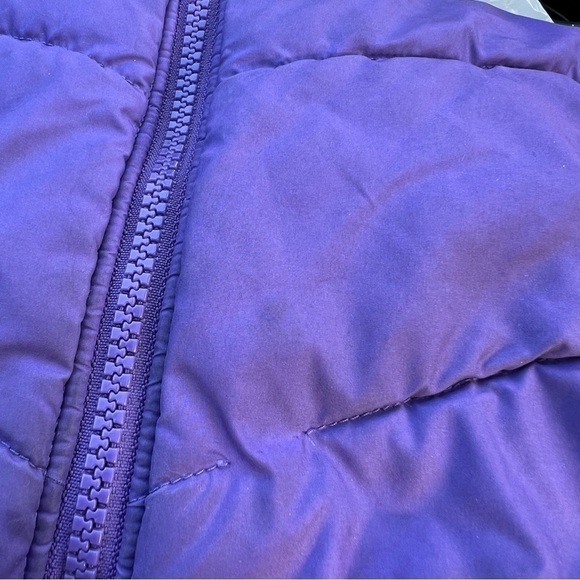 Patagonia Common Threads Girls Coat Purple Size 10 with plush Hood. - Picture 13 of 15